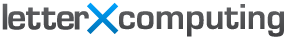 letter.x computing logo